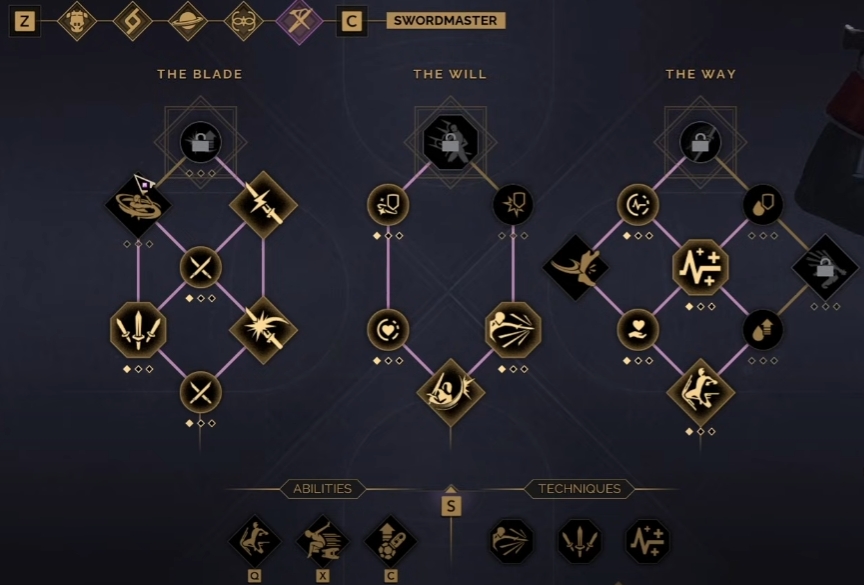 dune awakening swordmaster skill tree